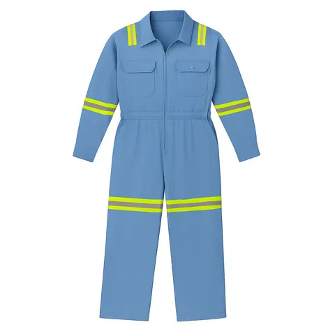 Heavy Weight FR/AR Comfort Coverall with Enhanced Visibility