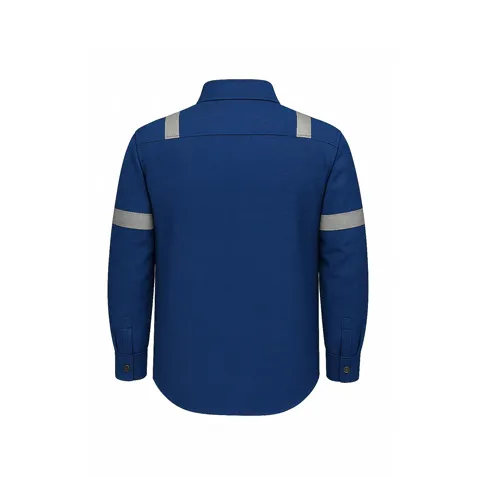 Light Weight FR/AR Silver Reflective Strip Work Shirt