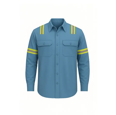 Midweight Flame-resistant Enhanced Visibility Work Shirt