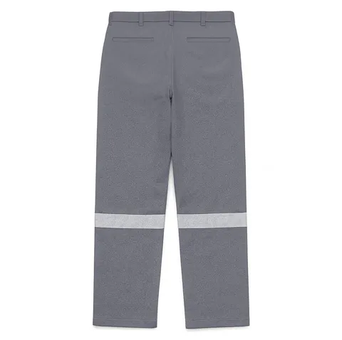 Midweight Flame-resistant Silver Reflective Strip Work Pants