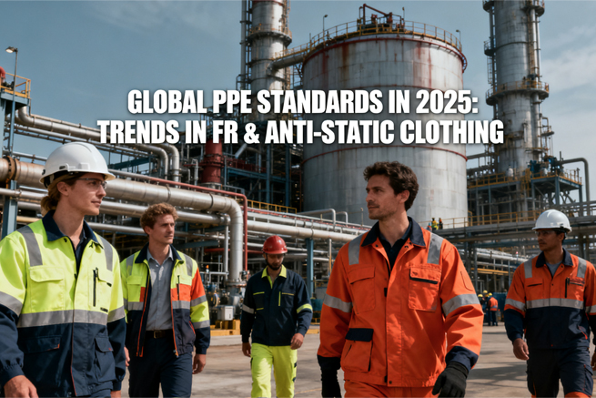 GLOBAL PPE STANDARDS IN 2025: TRENDS IN FR & ANTI-STATIC CLOTHING